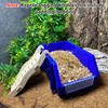 Reptile Digging Box Plastic Leopard Gecko Burrowing Habitat Hide Box