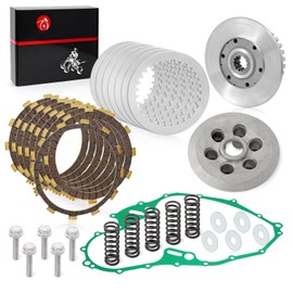 Clutch Kit & Center Inner Hub & Outer Pressure Plate & Heavy Duty Springs Gasket For Yamaha Raptor 700 700R YFM700R YFM700 2006-2018 1S3-16351-00-00 1S3-16371-00-00 1S3-15462-00-00