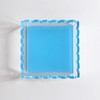 GRAHAM DESIGN Acrylic Scalloped Tray, Includes Anti-Slip Pads | 8