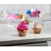 Prestee 50 Individual Single Cupcake Containers/ Boxes/ Holders - Stackable