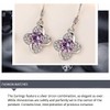 Joluzuk Diamond Dangle Earrings for Women Trendy, Rhinestone Drop Chandelier