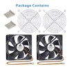 GDSTIME 2PCS 120mm x 25mm 12cm 12V DC 1500 RPM