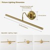 JOOSENLUX Battery Operated Picture Lights Modern Wireless Wall Lights 24.4"