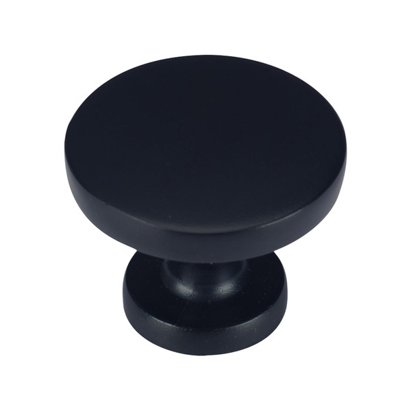 WEELOTT Cabinet Hardware 5 Pack, Matte Black Zinc Alloy Kitchen