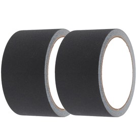 OUKYUJM 2 Pieces 2 Inch Binding Tape, Book Binding Tape Cloth, 11 Yards Roll Cloth Bookbinding Repair Tape, for Old Books Antique Books Library Supplies, Book Press, Black (2Pieces 2inch)