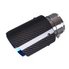 CARMON Real Twill Carbon Fiber Exhaust Pipe Muffler Tips with