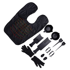 Healeved 16pcs Hair Dye Kit Mixing Bowl Tint Brushes and Combs Essential Tools for Hair Coloring and Tinting for Home Use and Salon Professionals