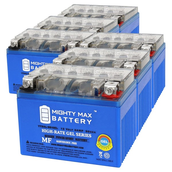 Mighty Max Battery YTX4L-BSGEL 12V 3AH GEL Replacement Battery compatible