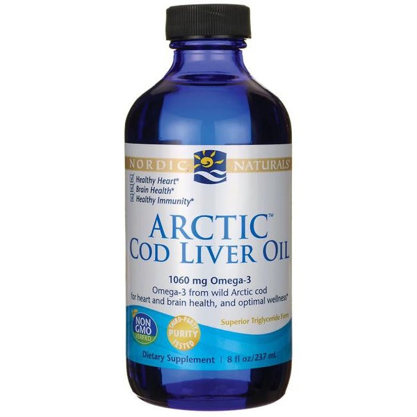 Nordic Naturals Arctic Cod Liver Oil Liquid, Great Orange Taste 473 ml
