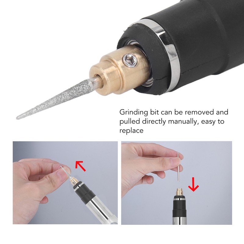 5000‑25000r/min Mini Electric Engraving Pen Nail Art Pen Type Small
