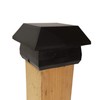 Nuvo Iron SPC25 Plastic Black Post 4" x 4" Cap
