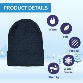 Yacht & Smith 24 Pack of Winter Beanies Wholesale Bulk Cold Weather Unisex Hat