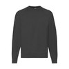 Fruit of the Loom Men's Raglan Sweatshirt, Black, Large (Size:Large)