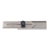 Sliding Line Ruler 0 To 100mm Stainless Steel Clear Scale