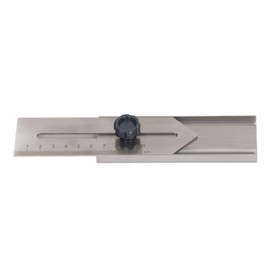 Sliding Line Ruler 0 To 100mm Stainless Steel Clear Scale Woodworking Parallel Ruler Scribing Marking Tool