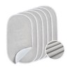 TILLYOU Waterproof Changing Pad Liners 6 Pack, 100% Cotton Reusable
