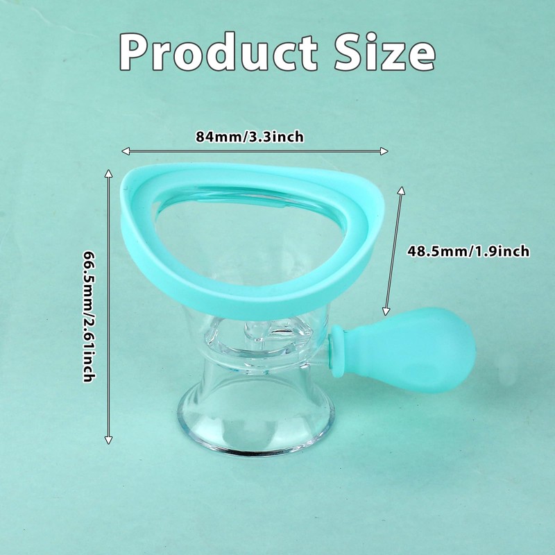 Eye Wash Cup Portable Eye Care Cleaner Kit Silicon Manual