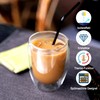 NORDIC SCHILLER Double-walled coffee glasses, latte macchiato glasses, double-walled, 2