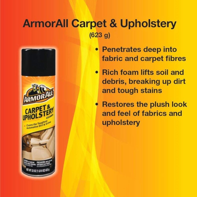Armor All Fabric and Carpet Cleaner for Cars, Car Upholstery