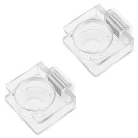 Acrylic Jumping Spider Feeding Dish, Magnetic Water Dish for Spider Cage, Transparent Food Feeder for Jumping Spider Enclosure, Micro Habitat Cage Accessories for Tarantula, Jumping Spider, Ladybugs