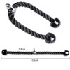 SOO Heavy Duty Tricep Rope Cable Attachment for Fitness, Body