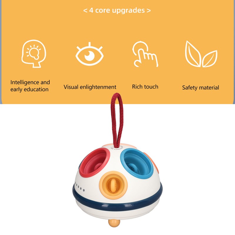 Stress Relief Press Toy Multifunctional Comfortable Touch Early Educational Finger