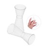 BUGUUYO 10pcs Transparent Double Jigger Cocktail Measuring Cup with Clear