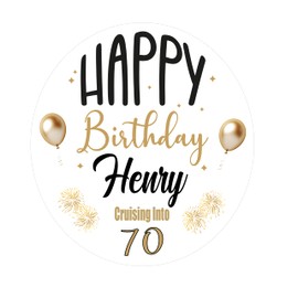 Cruise Ship Door Decorations Golden Birthday Cruise Magnet, Funny & Fun Party Decor - Decorative Magnetic Favors For Fridge, Locker, Whiteboard - Ships Stateroom on Carnival, Royal Caribbean