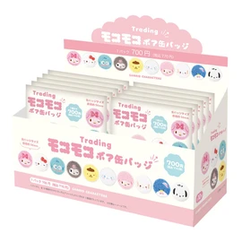 Tees Factory SR-5542941FT Sanrio Trading Mokomoko Boa Can Badge Face, 10 Types Set, Diameter 2.2 x Depth 0.2 inches (56 mm) x Depth 0.2 inches (56 mm)
