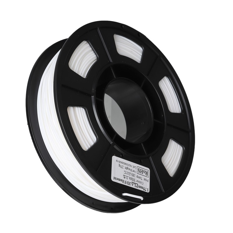 3D Printer Filament White 1.75mm 8.8oz Net Weight 180 to