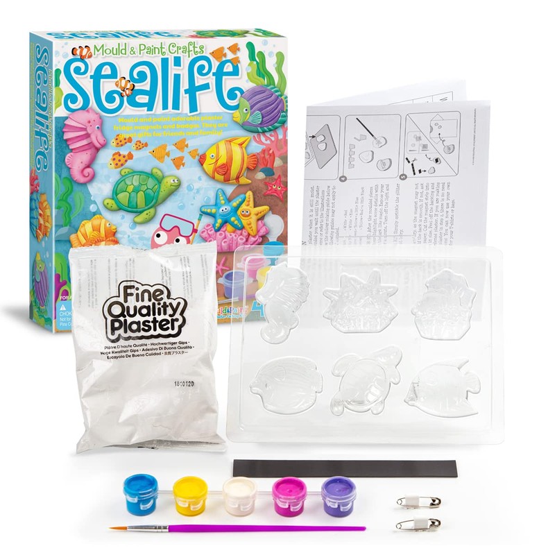 4M Sealife Mould and Paint, 13 Piece Set