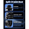 CVS18 CV Boot Split Constant Velocity Joint Gaiter Boot Replacement
