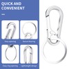Yolev 2PCS Key Ring Keychain Keyrings Metal Keychain Clip Key