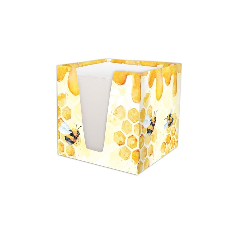 RNKVERLAG 46800 – Honey Notepad, Bees, 900 Sheets, 70 g/m²,