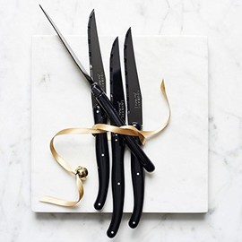 Jean Dubost New Age 4 Piece Steak Knife Set Black