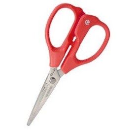 Engineer Best Versatile High Performance Combination Scissors W/Micro-Serrations Holds the Object without slippage such as Kevlar, Aramid Fiber, Plastic Plate, Etc. (Red)