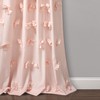 Lush Decor Riley Light Filtering Window Curtain Panel, Single 54"