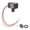 sourcing map JL-102A 120-Volt Outdoor Hard-Wired Post Eye Light Control, Thermal Photocontrol for Channel and Porch Lighting Use, Black