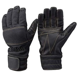 TONBOREX K-A181 Waterproof Model, Kevlar Fiber, Fireproof Gloves, Black, M, Moisture Permeable Waterproof Film, Fully Laminated, Wet Block Treatment, Ultra 3D Sewing, Fire Clubs, Fire Clubs, Disasters