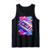 Retro Cassette Tape Vaporwave Aesthetic 90s Pop Music Tank Top