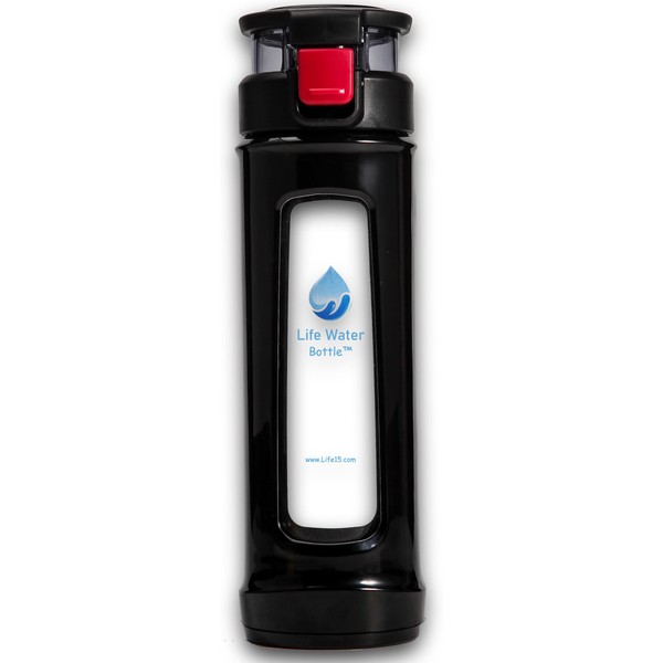 Life Ionizer - Glass Water Bottle - 450ML Borosilicate Glass