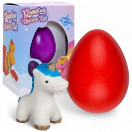 MIJOMA Growing Unicorn in the Egg - Magic Egg with Surprise to Grow in the Water - Random Colours - Magical Water Toy for Children (Small Egg: Approx. 6 x 4 cm)