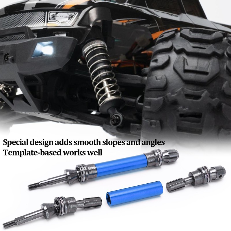 CVD Steel Rear Drive Shaft Assembly for Traxxas Slash Rustler