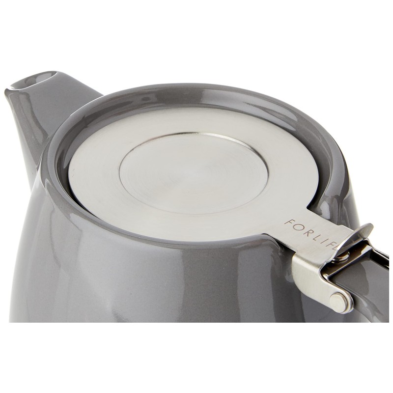Forlife Stump Teapot 530 mL, 18 Oz., Grey