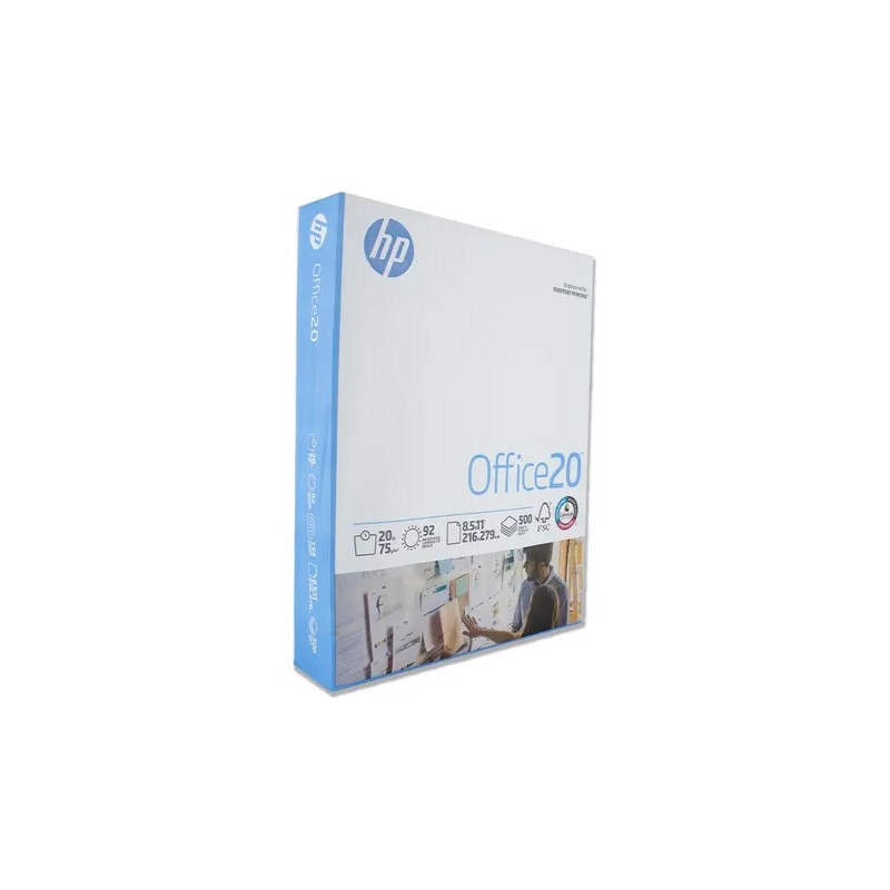 Hp Office20 Papel Bond Carta 75g - 5000 Hojas
