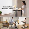 WALKINGDESK Pneumatic Standing Desk with Wheels, Whole Piece Board Rolling