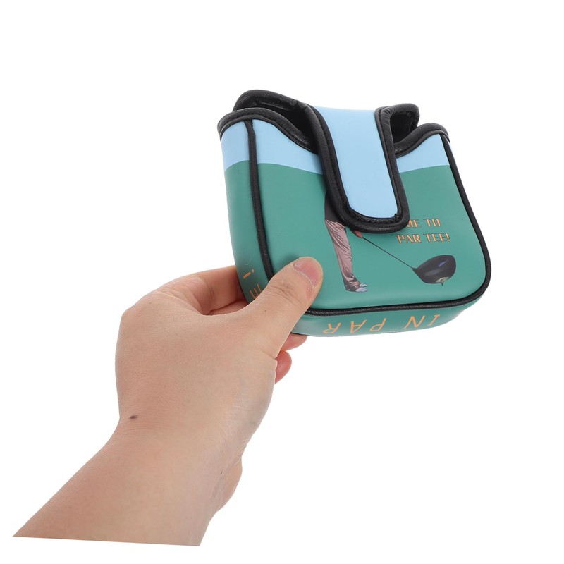 Gatuida Golf Putter Cover Square PU Leather Headgear for Mallet
