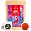 WT WEETEE Vanilla Caramel Black Tea,100 Count Caramel Vanilla Flavored