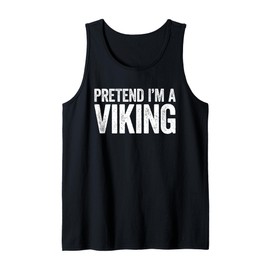 Pretend I'm A Viking Shirt Adult Kids Men Women Costume Tank Top