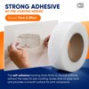 CLEAR STYLE 150Ft x 1.96 Inch - Self-Adhesive, Crack-Resistant, Strong